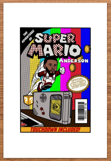 SUPER MARIO Autographed Poster