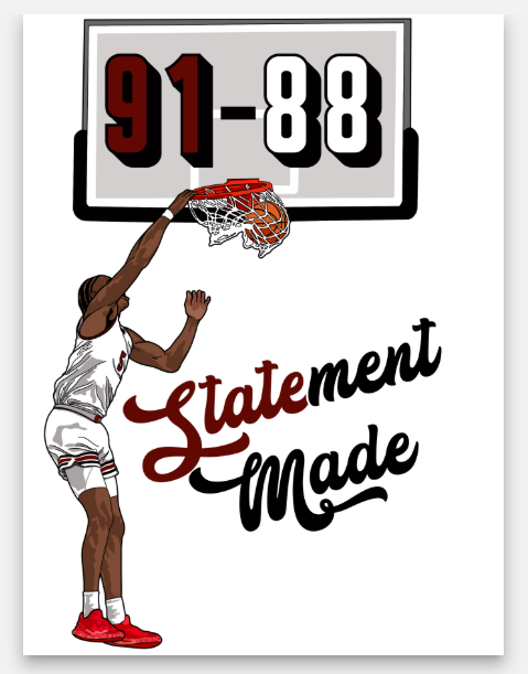 Autographed Nick Pringle STATEment Poster