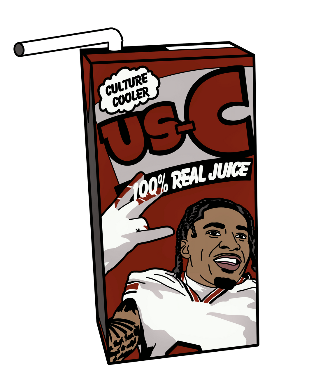 CULTURE COOLER JUICE Sticker (Pack of 2)