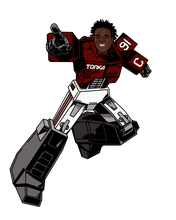 Load image into Gallery viewer, TONKA TRANSFORMER Sticker (Pack of 2)
