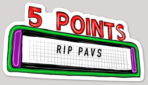 RIP PAVS Sticker (Pack of 2)
