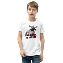 Load image into Gallery viewer, The Moose is Loose Youth Short Sleeve T-Shirt
